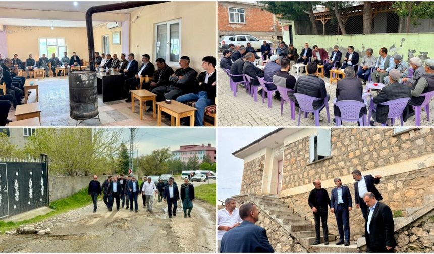 HÜDA PAR Milletvekili Dinç, Dicle kırsalında vatandaşların sorunlarını dinledi