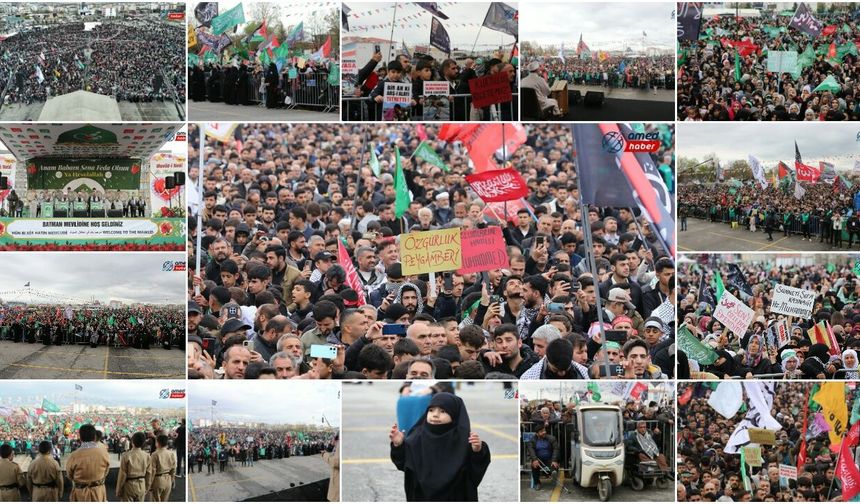 Batman Mevlid-i Nebi programından unutulmaz kareler