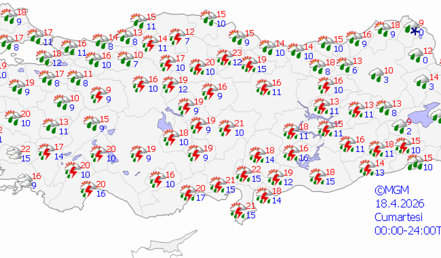 Bingöl, Genç, Kiğı... 4 günlük hava durumu raporu açıklandı