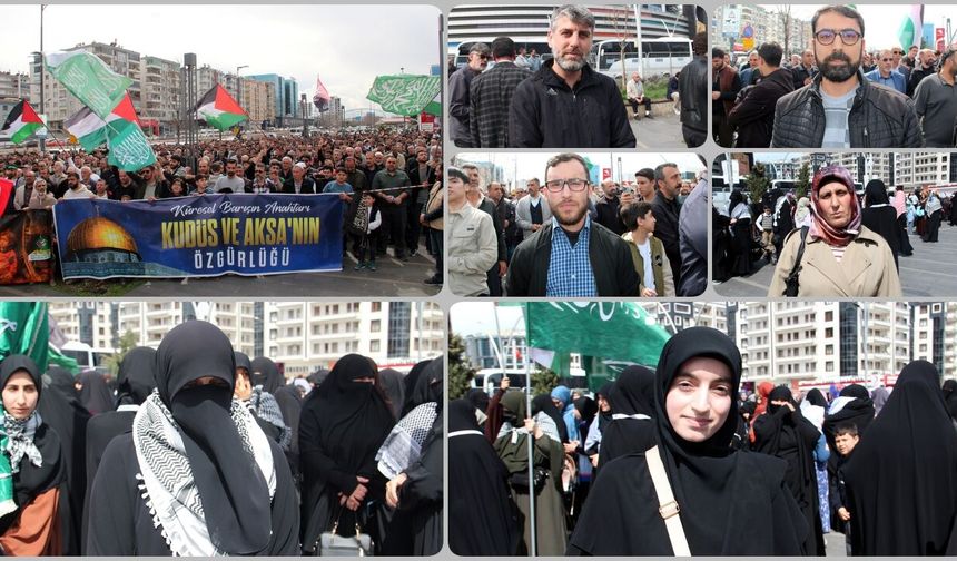 Diyarbakır'dan işgal rejimine tepki: Mescid-i Aksa kırmızıçizgimizdir