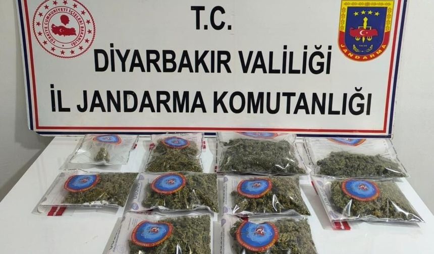 Diyarbakır'da 23 kilo esrar ele geçirildi