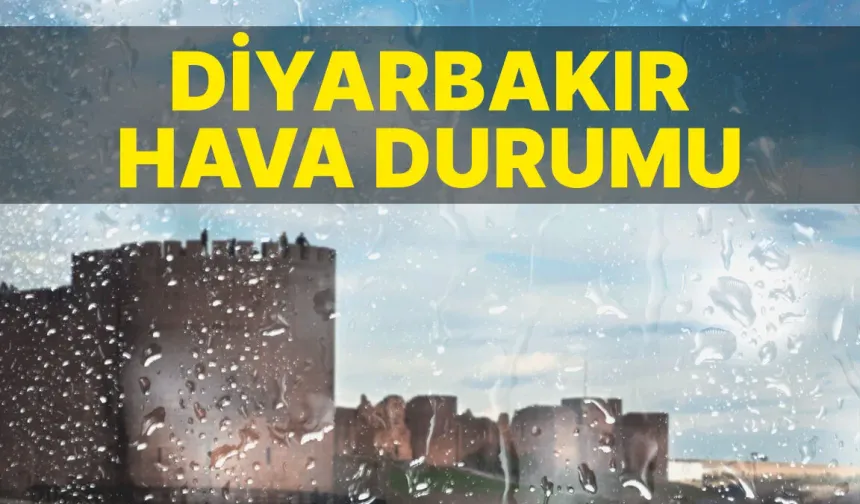 Diyarbakır'da hava durumu: Sıcaklık düşüş eğiliminde