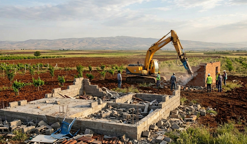 Diyarbakır'da kaçak bağ evlerine yıkım sinyali: Son 1 ay