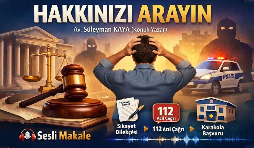 HAKKINIZI ARAYIN