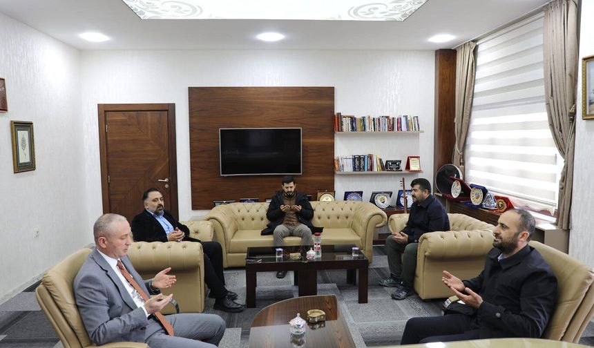 HÜDA PAR Ağrı İl Başkanı Yılmaz’dan İl Milli Eğitim Müdürlüğüne ziyaret