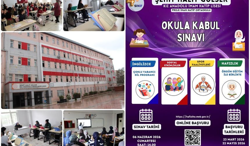 İmam Hatip proje okullarına kayıt süreci başladı