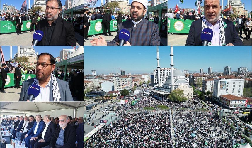 İstanbul’daki Mevlid-i Nebi programına katılan isimlerden "vahdet" çağrısı