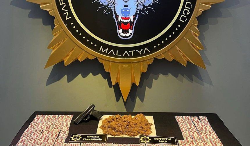 Malatya'da narkotik operasyonu: 5 tutuklama