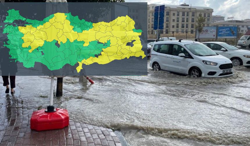 Diyarbakır'ın da olduğu 42 il için risk uyarısı