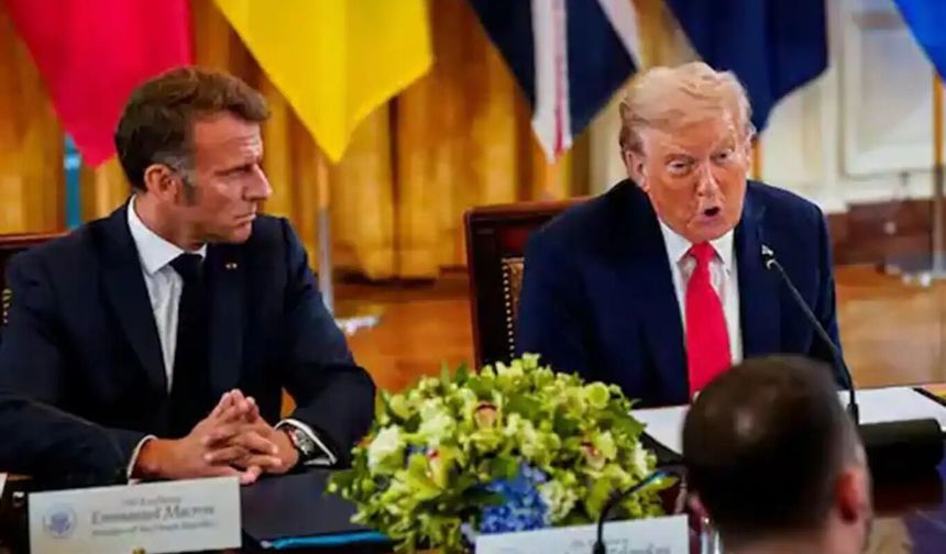 Trump’tan Macron’a sert sözler