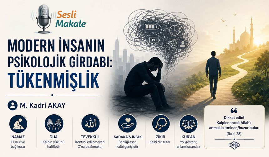 MODERN İNSANIN PSİKOLOJİK GİRDABI: TÜKENMİŞLİK