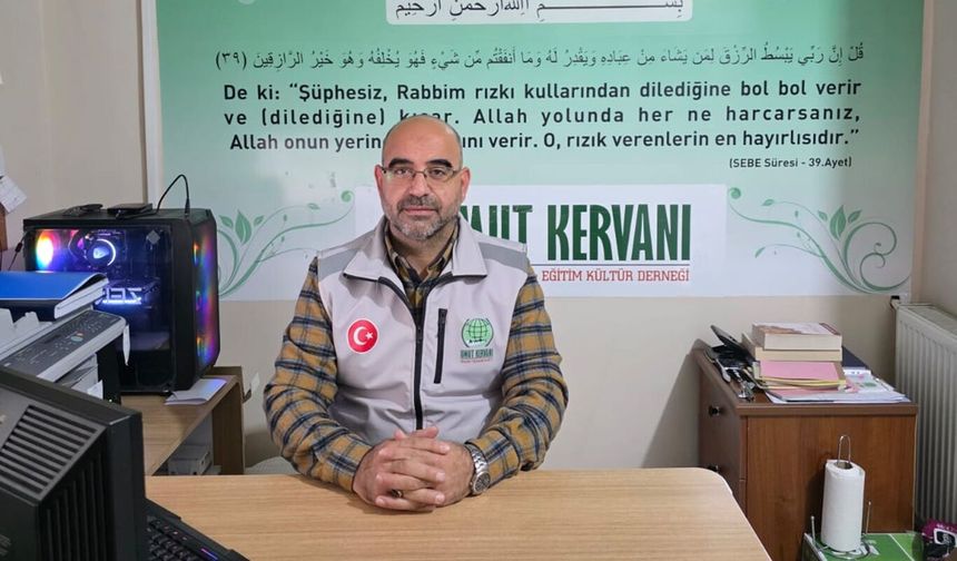 Umut Kervanı Bingöl Dernek Başkanı Gönül: Kurbanınız Umut Olsun