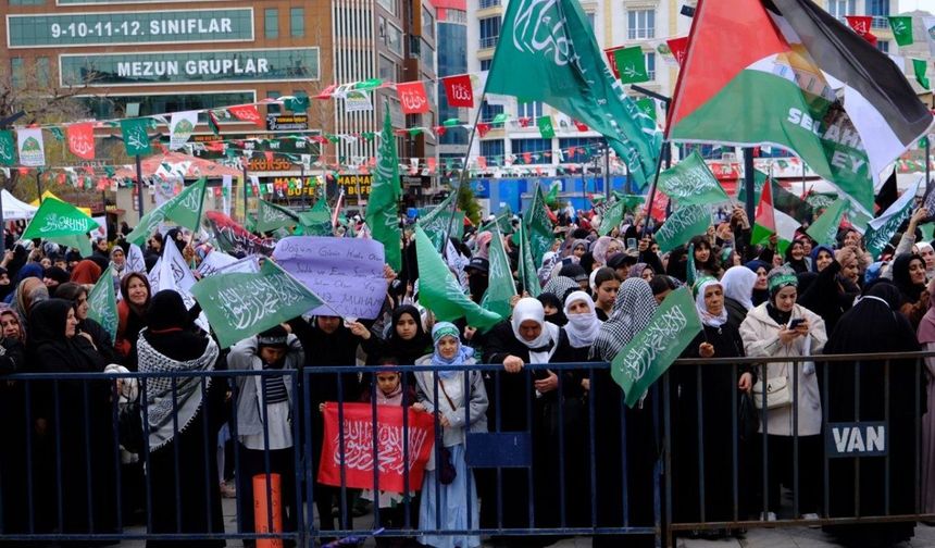 Van Mevlid-i Nebi mitingi başladı