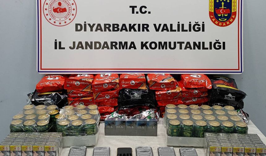 Diyarbakır’da kaçakçılık operasyonu: Binlerce kaçak ürün ele geçirildi