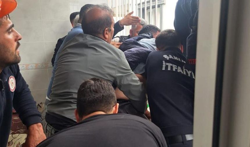 Şanlıurfa’da 5’inci kattan düşen asansör faciaya yol açtı: 1 işçi ağır yaralı