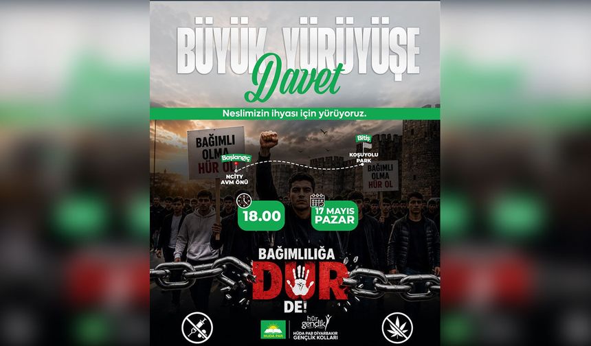 Diyarbakır’da "Büyük Yürüyüş" düzenlenecek