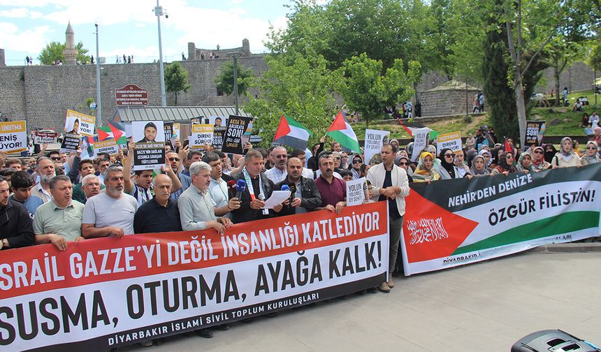 Diyarbakır İslami STK'lar: Sumud ve Gazze yalnız değildir!
