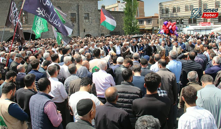 Diyarbakır İslami STK'lardan Sumud Filosu'na yapılan müdahaleye tepki