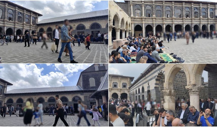 Diyarbakır Ulu Camii'ndeki bu ayıba kim dur diyecek: Müftülük nerede!