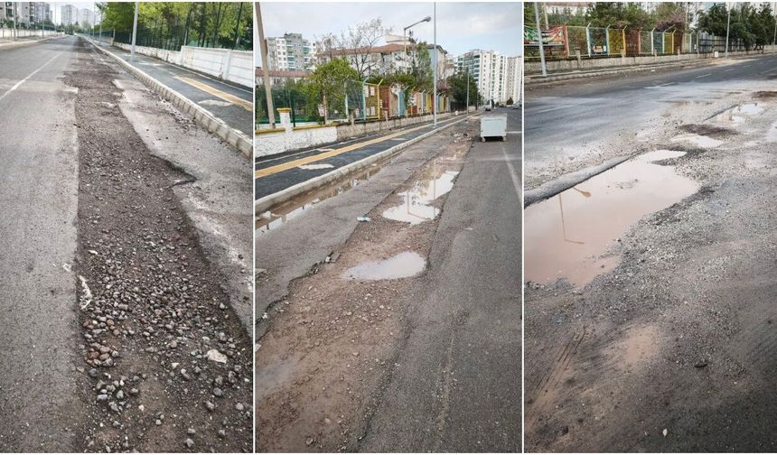 Diyarbakır'da altyapı çalışması sonrası yol bozuldu: Onarım yapan yok!