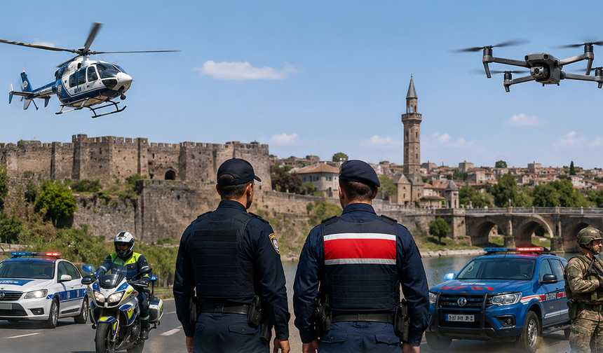 Diyarbakır’da bayram terdbirleri: Drone, İHA, helikopter ve binlerce personel görevde