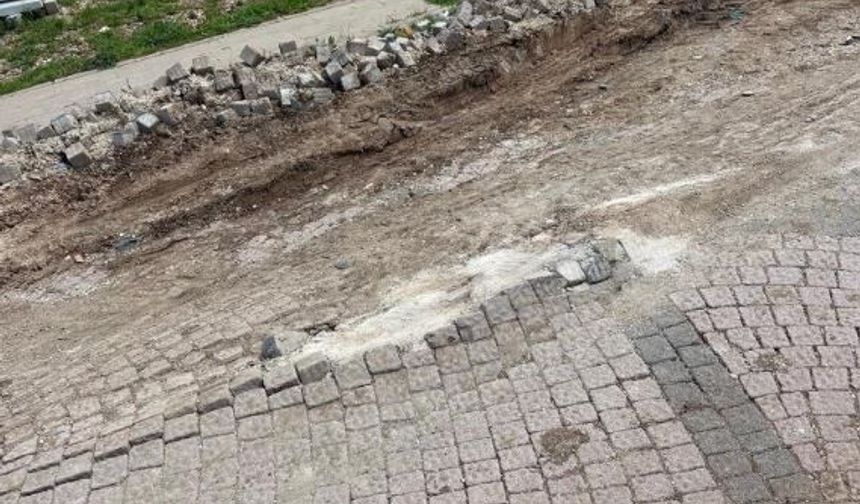 Mardin'de bozuk yollar tepki çekiyor