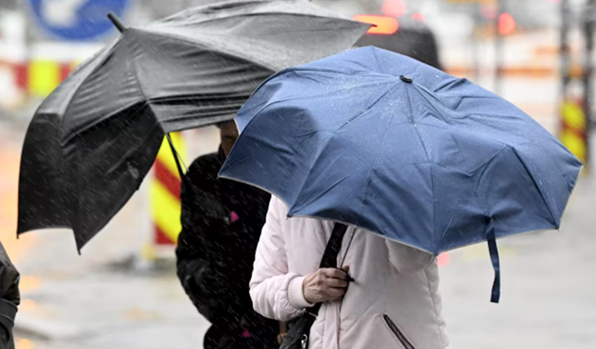 Meteoroloji'den kuvvetli yağış ve fırtına uyarısı