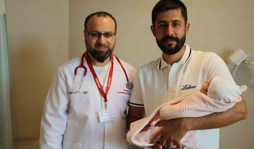 Yaşama şansı düşük denilen bebek, Diyarbakır'da sağlığına kavuştu