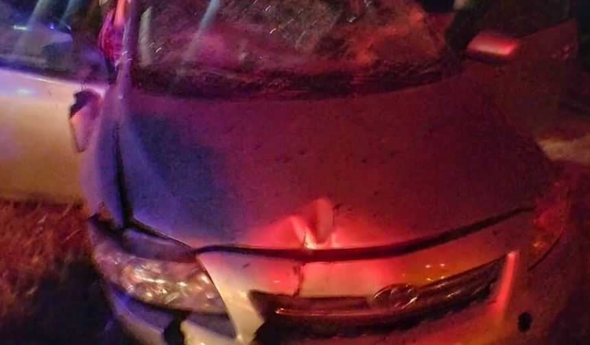 Diyarbakır'da otomobil bariyerlere çarptı: Bir yaralı