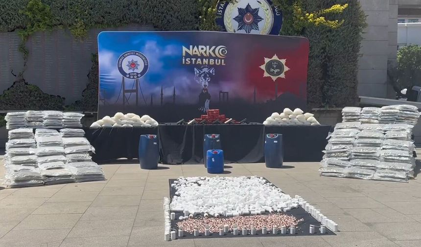 Diyarbakır dahil 4 ilde dev narkotik operasyonu: Bir ton 285 kilo narkotik ele geçirildi