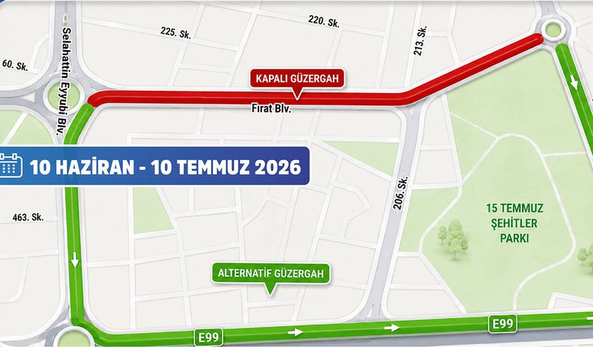 Diyarbakır'da önemli bir bulvar trafiğe kapandı