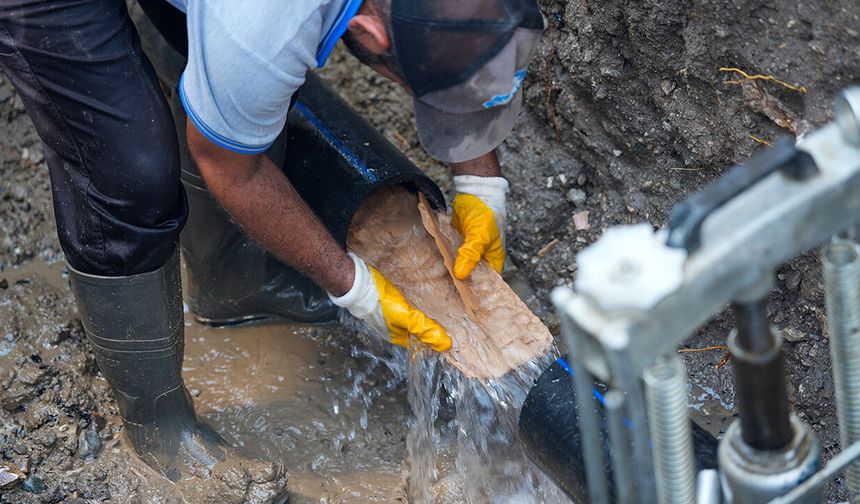 Silvan'da içme suyu şebekesinde kireç temizliği başlatıldı