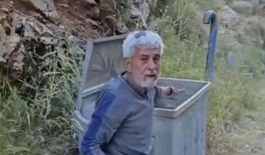 Diyarbakır'da örnek davranış! Piknik alanındaki çöpleri elleriyle topladı
