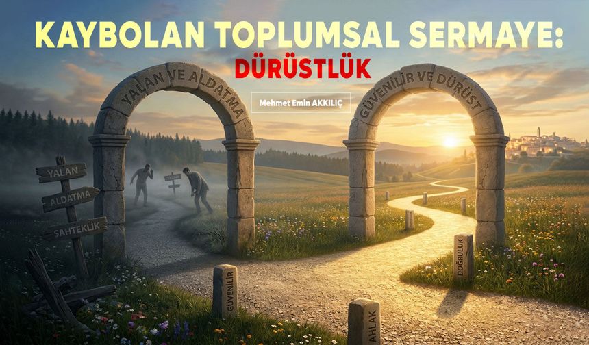 KAYBOLAN TOPLUMSAL SERMAYE: DÜRÜSTLÜK