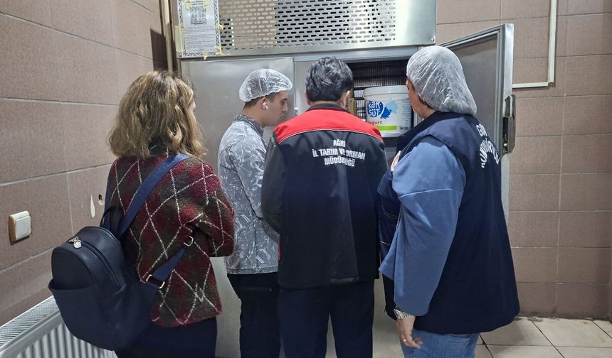Ağrı’da gıda güvenliği denetimleri sürüyor