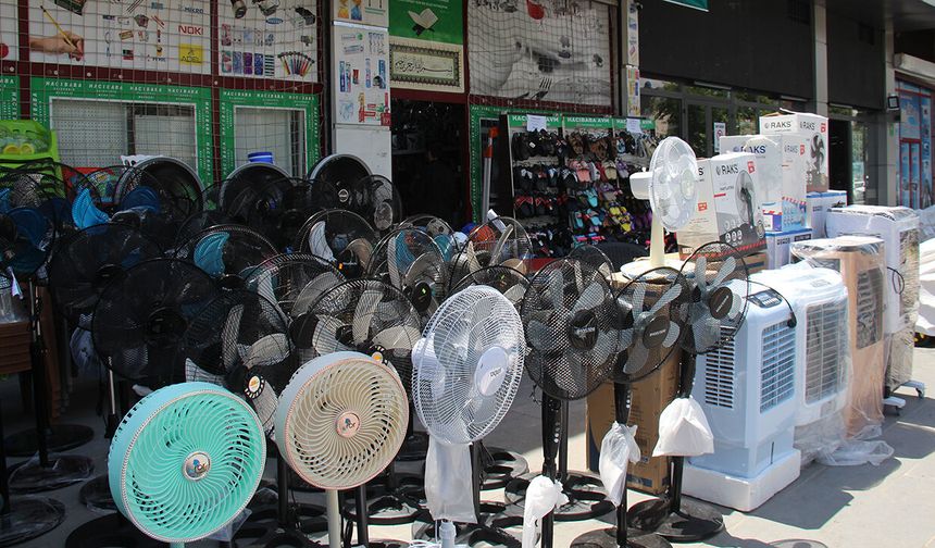 Diyarbakır'da vantilatör satışlarında yaz hareketliliği başladı