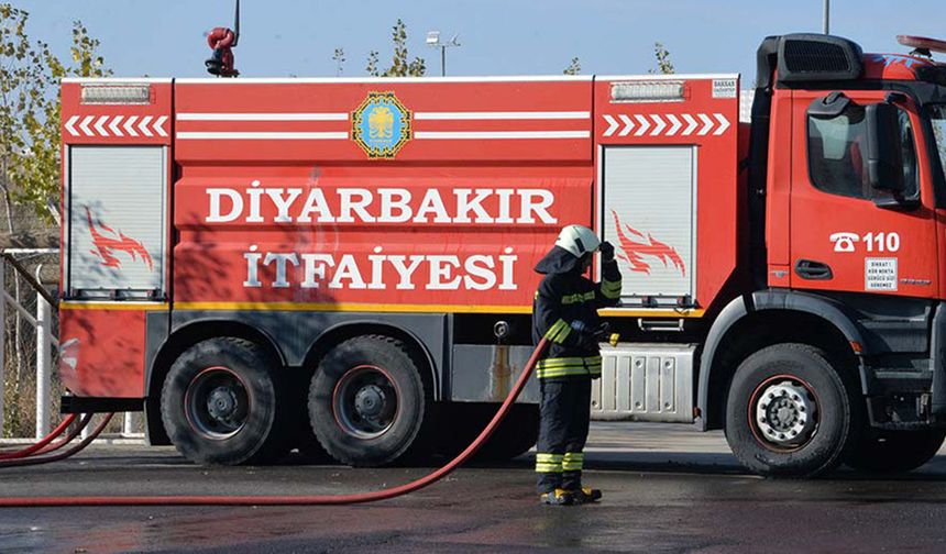 Diyarbakır'da trafo yangını