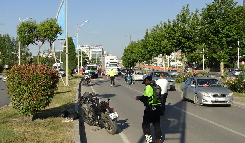 Malatya'da motosiklet kazası: Sürücü ağır yaralandı