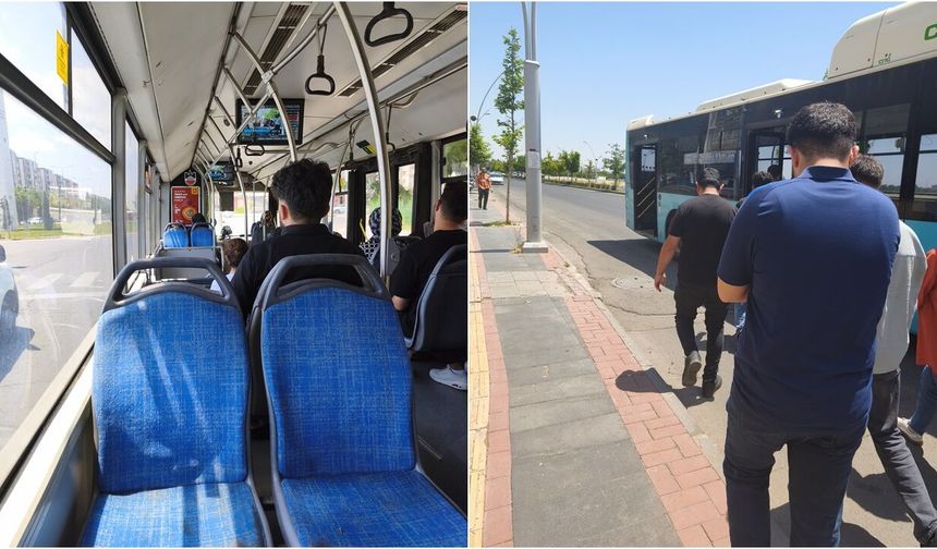 Diyarbakır'da toplu taşımada klima tepkisi