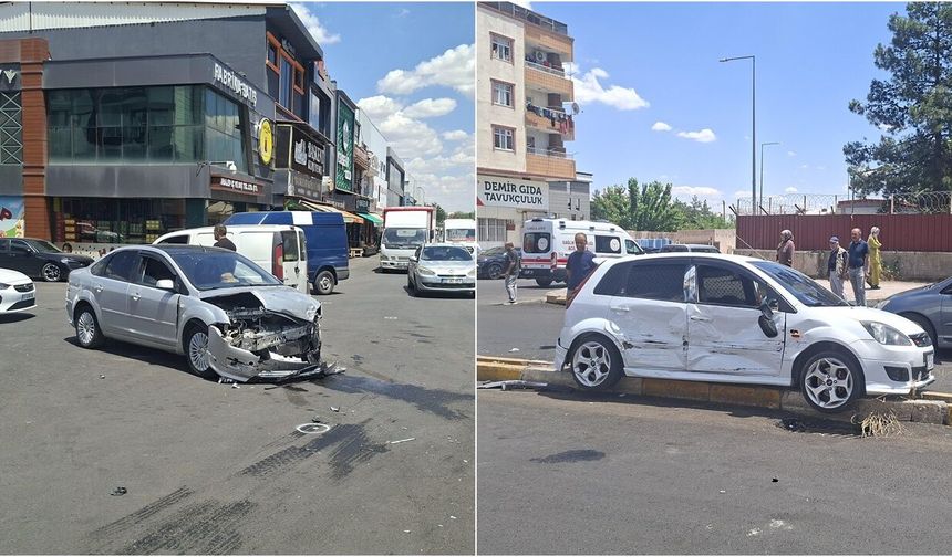 Diyarbakır'da iki araç çarpıştı: Yaralılar hastaneye kaldırıldı