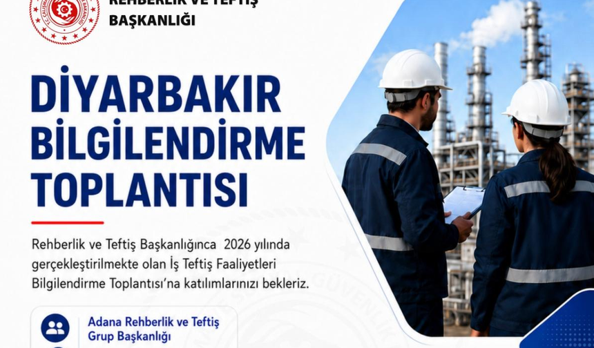 Diyarbakır’da İş Teftiş Faaliyetleri Toplantısı düzenlenecek