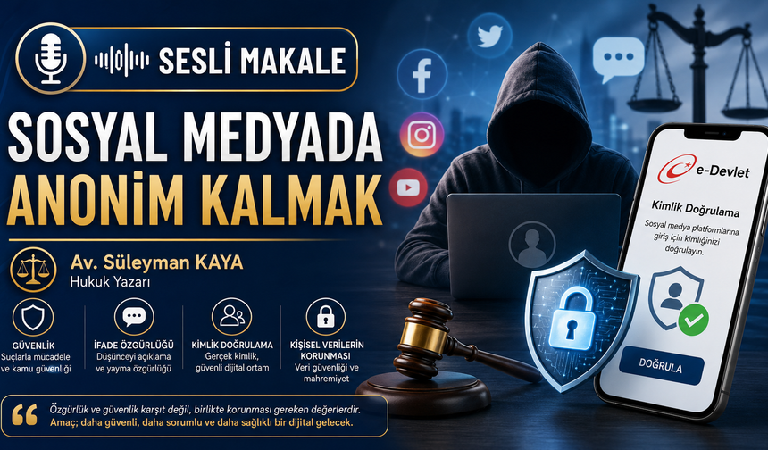 SOSYAL MEDYADA ANONİM KALMAK