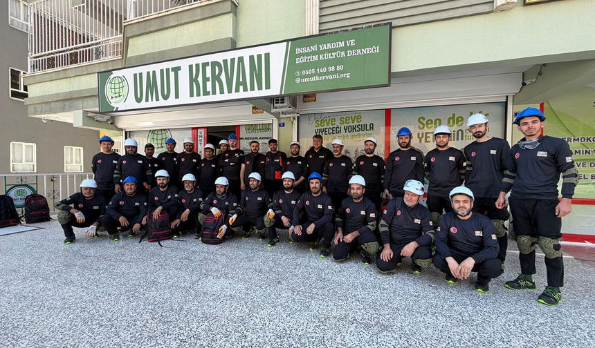 Umut Kervanı Arama Kurtarma Ekibi akreditasyon almaya hak kazandı