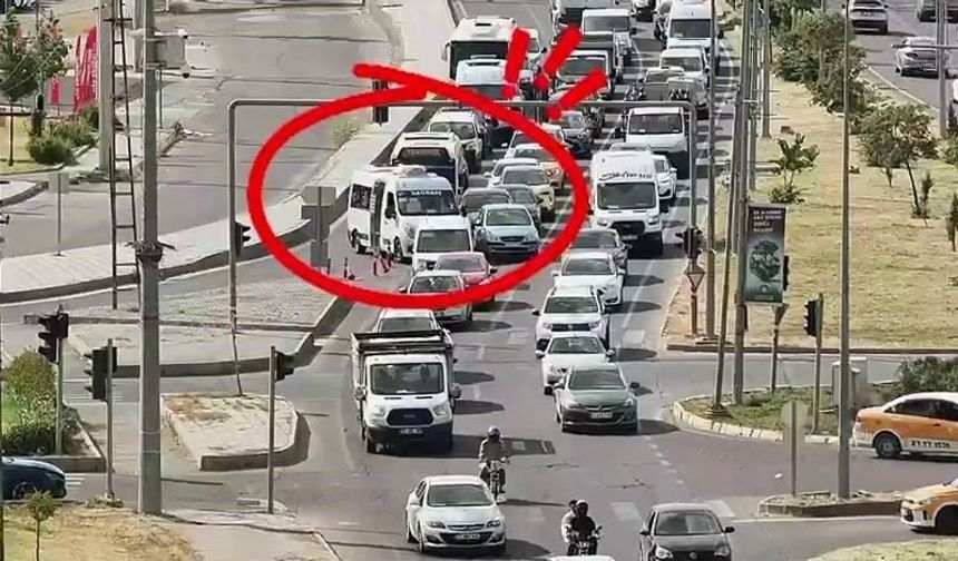 Diyarbakır'da trafik ihlalleri dronla tespit edildi