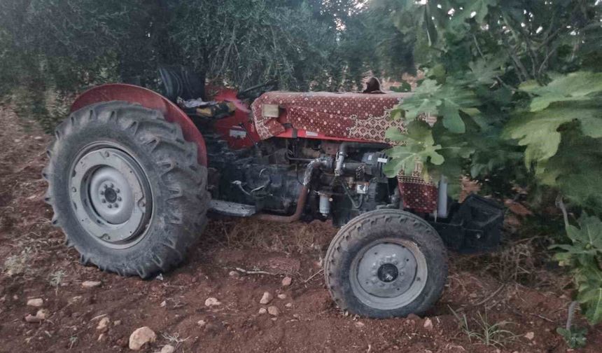 Çalınan traktör 13 gün sonra zeytinlikte bulundu