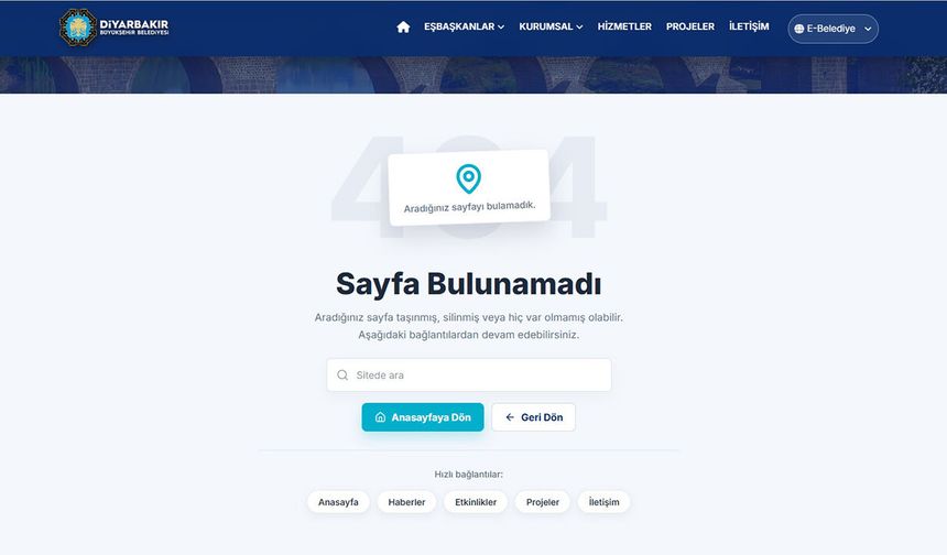 Diyarbakır'ın canlı şehir kameraları artık yok