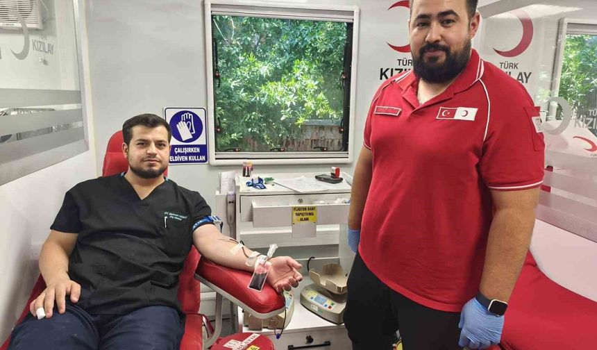 Kızılay'dan Dicle ilçesinde kan bağışı kampanyası