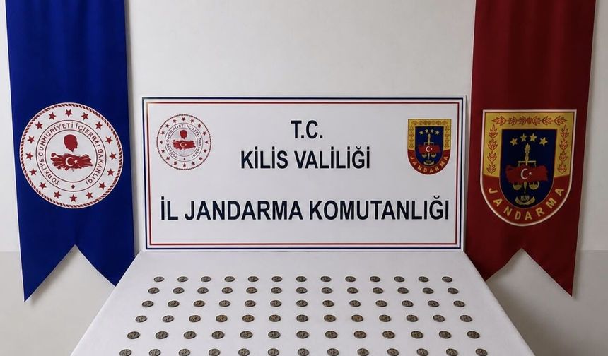 Ticari takside 107 tarihi sikke ele geçirildi