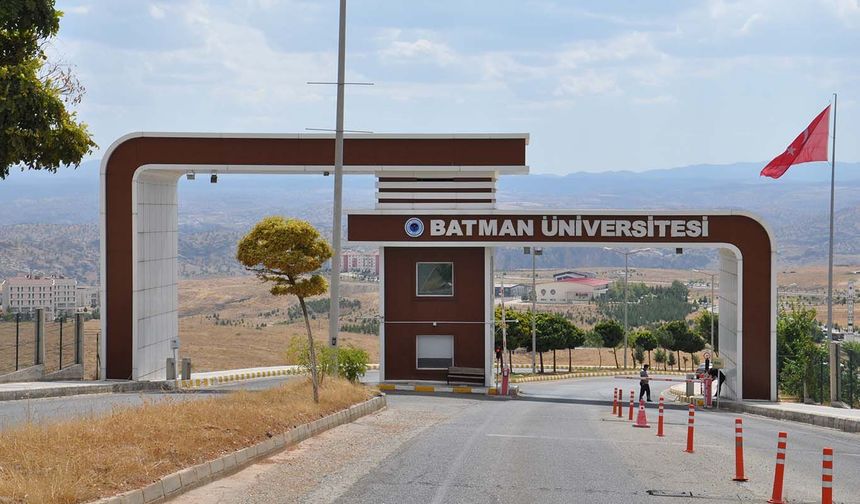 Batman Üniversitesinin 2026 YKS kontenjanı 2 bin 737'ye yükseldi