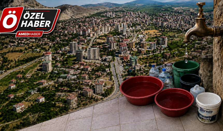 Silvan'da vatandaşlar susuzlukla mücadele ediyor
